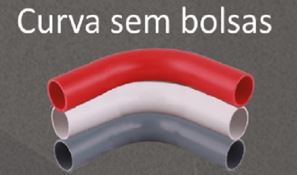 CURVA 90º SEM BOLSAS 1/2" PVC ANTICHAMA