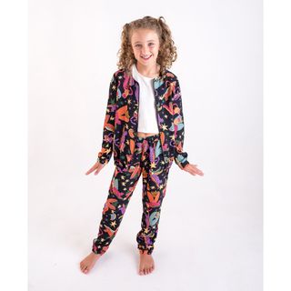 Legging Infantil Menina Suplex Azul Céu - Mariposita Kids