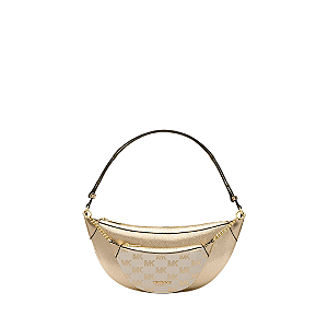 BOLSA DE OMBRO HOLLIS MEDIUM 2 EM 1 COURO METALICO