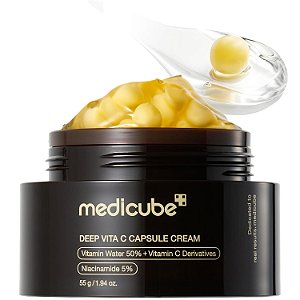 MEDICUBE DEEP VITA C CAPSULE CREAM 55G TODO TIPO DE PELE DIA/NOITE