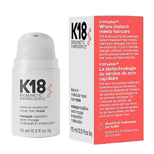 K18 Leave In Molecular Repair Hair Mask 15ml Tratamento Capilar Reparador Profundo