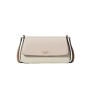 Bolsa Kate Spade Sutton Mini Crossbody Bag Original Feminina Bege e Off White