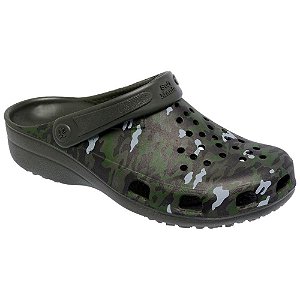 BABUCHE / CROCS VERDE CAMUFLADO