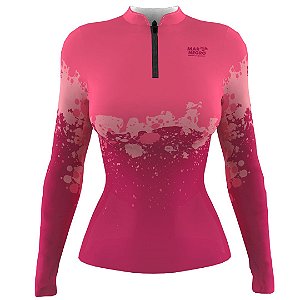 CAMISA MAR NEGRO FEMININA CLEAN ROSA