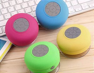 Caixa de Som Prova D Água Bluetooth Portátil Ideal Para Piscina Chuveiro Multicoloridas