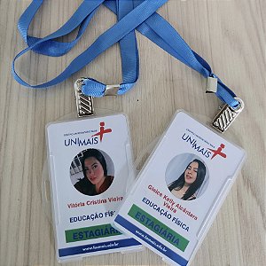 Cartão do Crachá Completo (Impressão frente e verso)