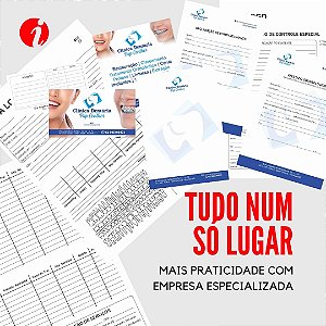 Kit Papelaria Consultório de Odontologia