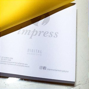 20 Blocos para anotação Personalizados 8x8cm