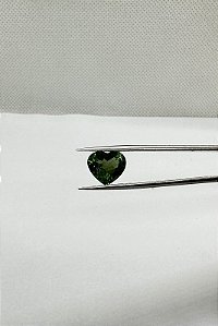 Turmalina Verde Coração 10x11mm