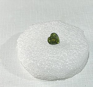 Turmalina Verde Coração 9 mm
