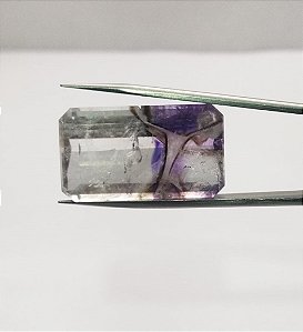 Ametista Bicolor Retangular 13x31mm
