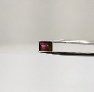 Turmalina Bicolor Retangular 5x7mm