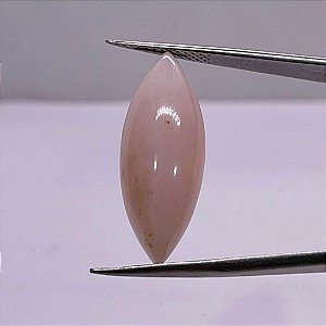 Opala Cabochão Rosa Navete