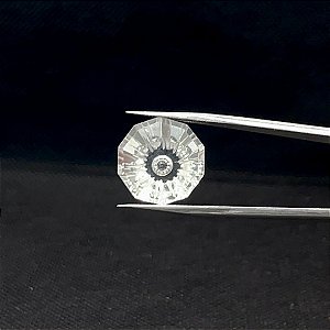 Quartzo Diverso Cristal Facetado Desenhado 17mm