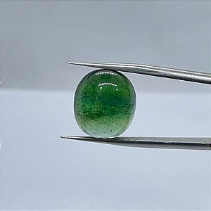 Turmalina Verde Cabochão Oval  13x15