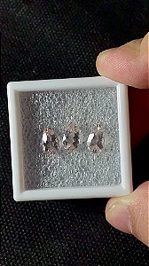 Morganita Facetada Gota Trio 6x10