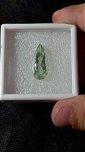 Prasiolita Facetada Gota 11x23,5