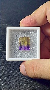 Ametrine Facetado Retangular 16x13