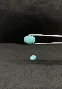 Amazonita Cabochão Verde Oval Par