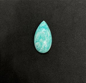Amazonita Cabochão Verde Gota 19x34 mm