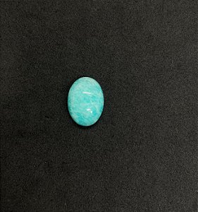 Amazonita Cabochão  Oval Verde 14,5x19,5 mm