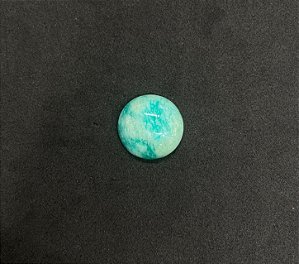 Amazonita Cabochão Verde Redonda  21 mm