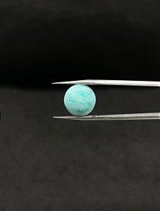 Amazonita Cabochão Verde Redonda 8,5 mm