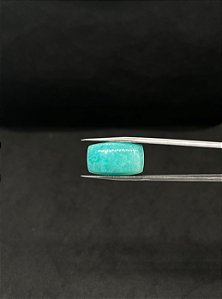 Amazonita  Cabochão Verde Retangular 12x20 mm