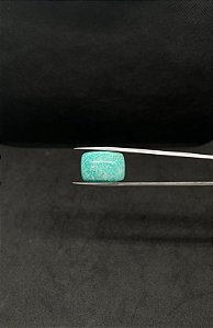 Amazonita Cabochão Verde Retangular 15x20 mm