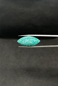 Amazonita Cabochão Verde Navete 14x32 mm