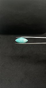 Amazonita Cabochão Verde Navete 12x27,5 mm