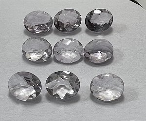 Ametista Facetada Rosé de France Oval 9x11mm