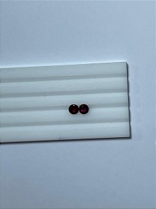 Turmalina redonda 4mm par (Flavia)