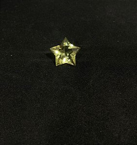 Quartzo Diverso Facetado Green Gold Estrela 17mm