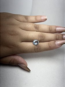 Água Marinha Facetada Oval 8x10mm