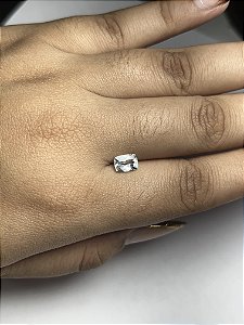 Água Marinha Facetada Retangular 5x7 mm