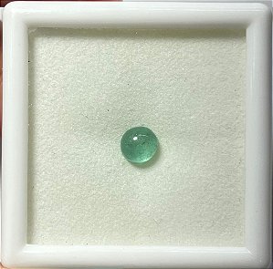 Esmeralda Cabochão Redonda 6 mm