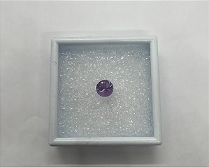 Ametista Facetada Fantasia Redondo 9,5x6,6mm