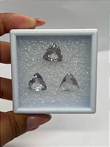 Ametista Rosé de France Briolet Trilhon Trio 14mm