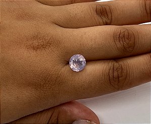 Ametista Lavanda Facetada Redondo 8,9mm