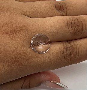 Ametista Rosé de France Briolet Redondo 14mm