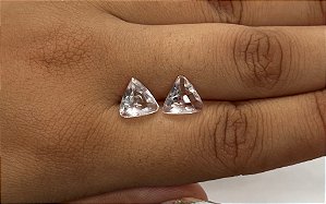 Ametista Rosé de France Briolet Trilhon Par 9mm