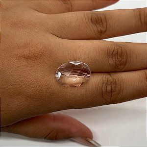 Ametista Facetada Rosé de France 13,7 x 18,7 mm