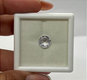 Ametista Facetada Rosé de France Redonda 8 mm