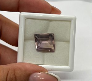 Ametiste Facetada Forma Livre 13,3 x 13,7 mm
