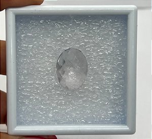 Ametista Facetada  Rosé de France Oval 14,9 x 19,8 mm