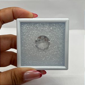 Ametista Facetada Rosé de France Redonda 18,1 mm