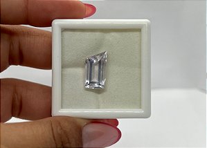 Ametista Facetada Rosé de France Forma Livre 8,3 x 15,2 mm