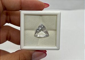 Ametista Facetada Rosé de France Trillion 13,9 mm