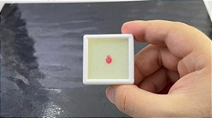 Rodonita Facetada Gota 4,7 x 6,7 mm